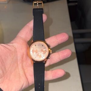 Michael Kors Black and Gold Watch